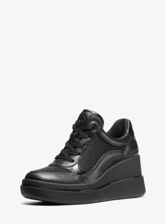 Emmy kilklackade sneakers i läder och mesh