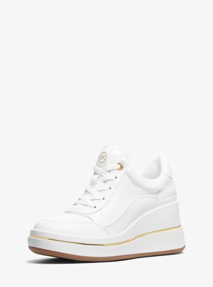 Emmy kilklackade sneakers i läder och mesh