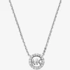 Fulton Halsband med Pavé-logotyp och ädelmetallplätering i sterlingsilver