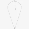 Fulton Halsband med Pavé-logotyp och ädelmetallplätering i sterlingsilver
