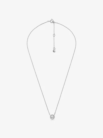 Fulton Halsband med Pavé-logotyp och ädelmetallplätering i sterlingsilver