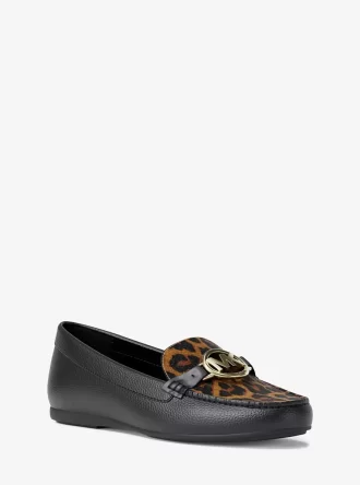 Fulton Leopardmönstrade Loafers i Vadhår