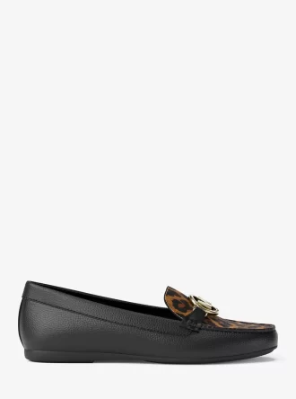 Fulton Leopardmönstrade Loafers i Vadhår