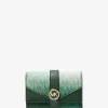 Greenwich Medium Ombré Signature Logo Tri-Fold Plånbok