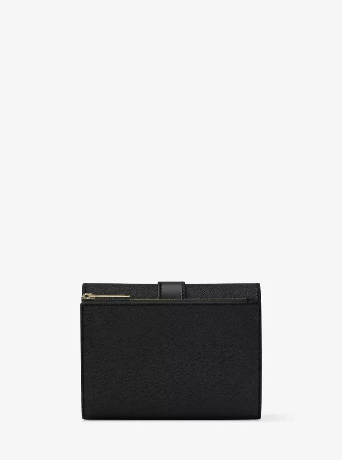 Greenwich Medium Saffiano Läder Trifold Plånbok