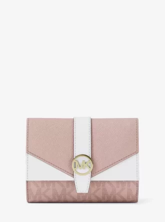 Greenwich Medium Signature Logo Trifold Plånbok