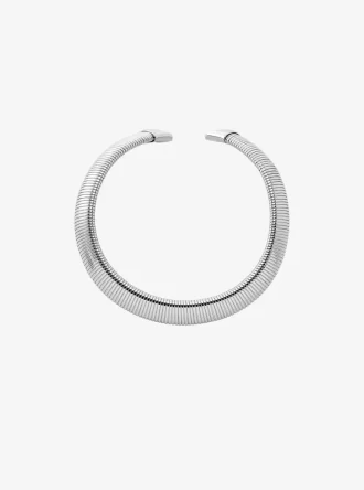 Halsband i mässing med ädelmetallplätering