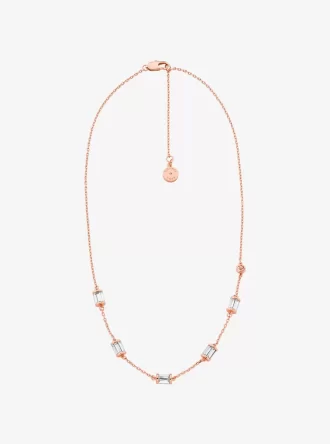 Halsband med kubisk zirkonia