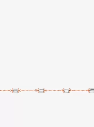 Halsband med kubisk zirkonia