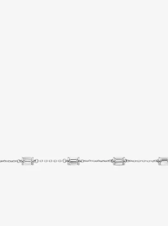 Halsband med kubisk zirkonia