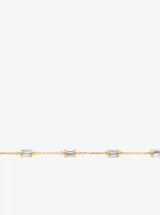 Halsband med kubisk zirkonia