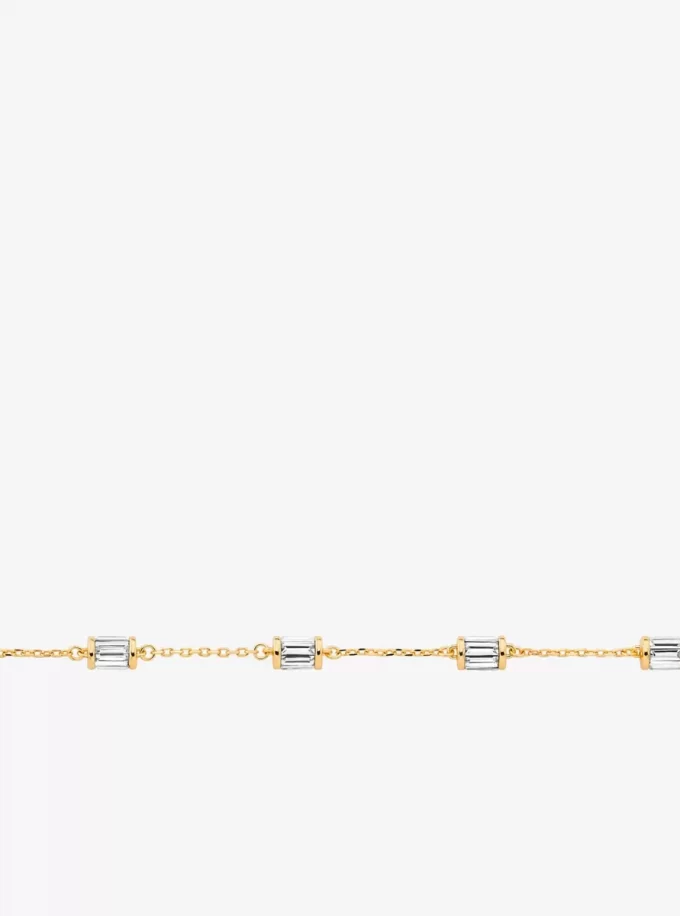 Halsband med kubisk zirkonia
