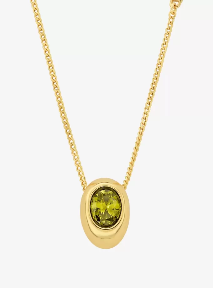 Halsband med kubisk zirkonia-hänge