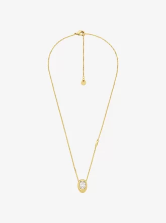 Halsband med kubisk zirkonia-hänge