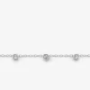 Halsband med logotyp och pavédetaljer Halsband med logotyp och pavédetaljer