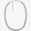 Halsband med ormkedja i ädelmetallpläterad mässing
