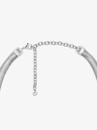 Halsband med ormkedja i ädelmetallpläterad mässing