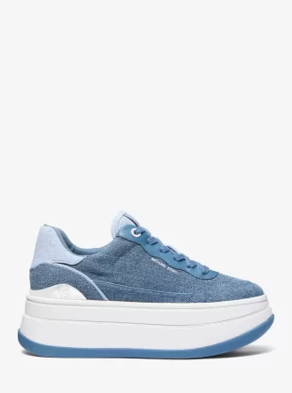 Hayes tvåfärgade denimplatåsneaker