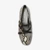 Indy Snake präglade ballerinaskor i läder Indy Snake präglade ballerinaskor i läder