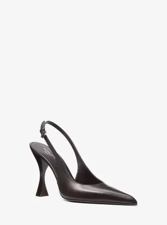 Isabella Läder Slingback Pumps