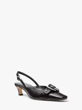 Jaden Läder Slingback Pumps