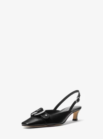 Jaden Läder Slingback Pumps