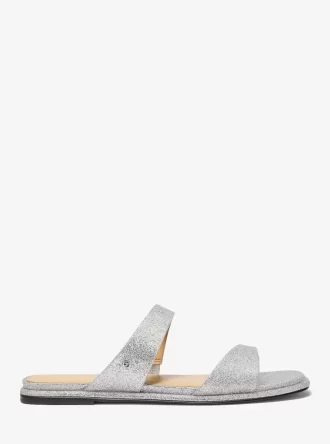 Jaida glitterutsmyckad lädersandal