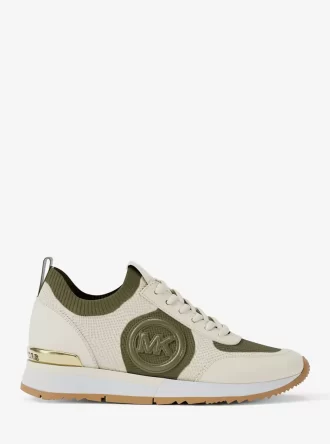 Jenkins tvåfärgade stretchstickade träningsskor Jenkins tvåfärgade stretchstickade träningsskor