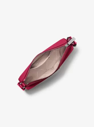 Jet Set Liten Axelremsväska i Saffianoläder med Fodral för Apple Airpods Pro®