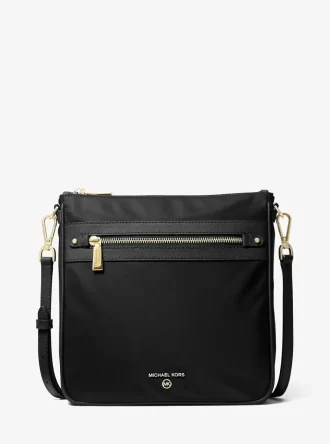 Jet Set stor nylon-gabardin-axelväska