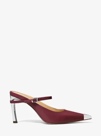Kasia Läder Hög Mule Pumps