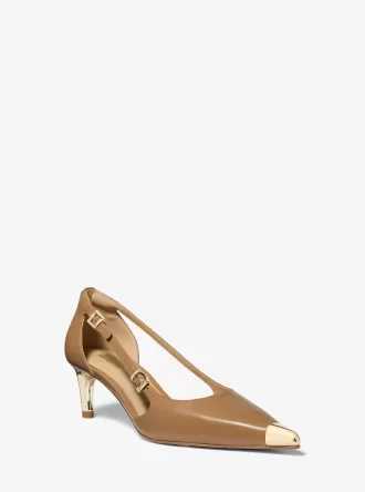 Kasia Läder Kitten Pumps
