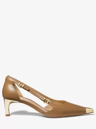 Kasia Läder Kitten Pumps
