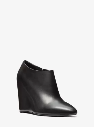 Kasia Läderklackade Kilklackade Ankelboots