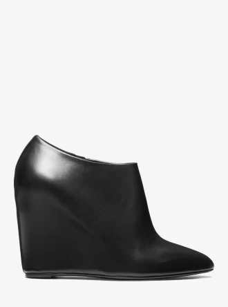Kasia Läderklackade Kilklackade Ankelboots