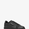 Keating-logotyp och lädersneaker