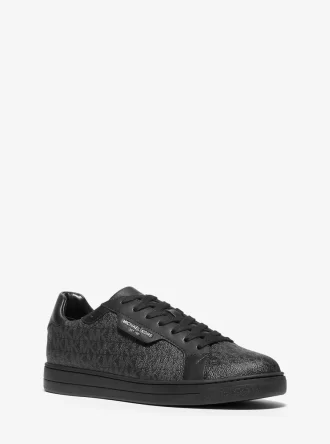 Keating-logotyp och lädersneaker