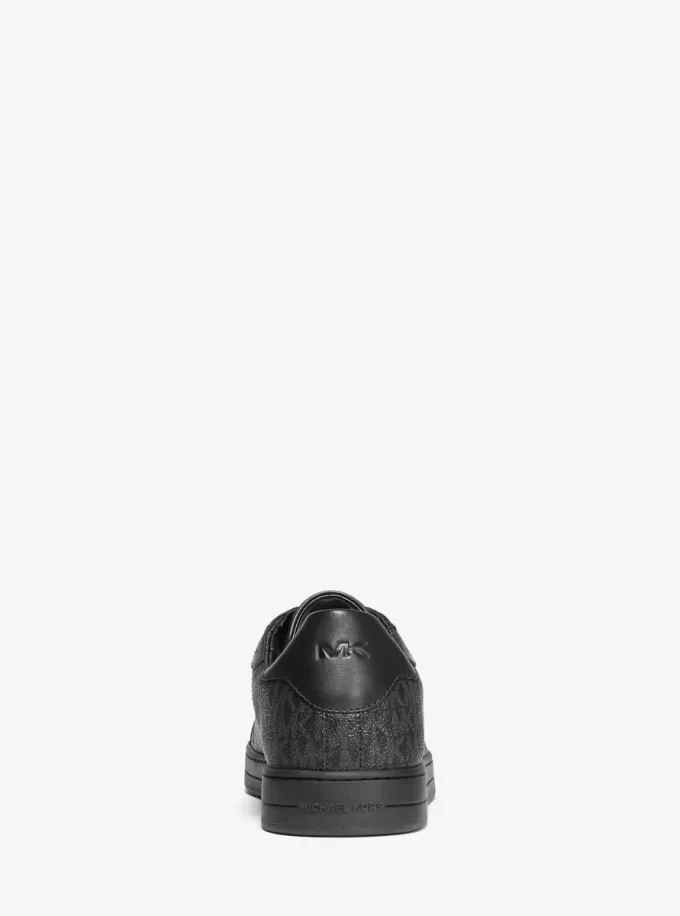 Keating-logotyp och lädersneaker