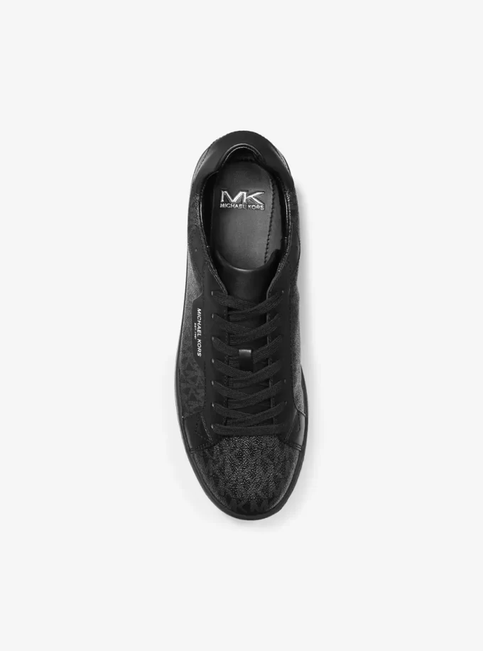 Keating-logotyp och lädersneaker