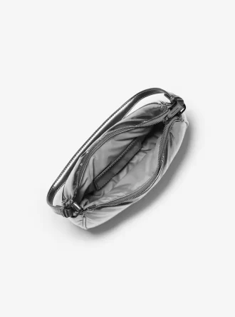 Kyla Liten Puffy Metallic Konvertibel Pocket