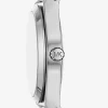 Lennox Pavé Silverfärgad Curb-Link-klocka