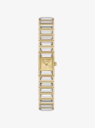 Limited Edition Mini Darrington Pavé Bezel guldfärgad klocka