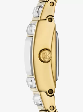 Limited Edition Mini Darrington Pavé Bezel guldfärgad klocka