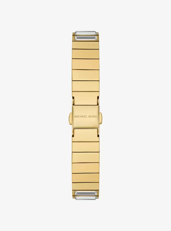 Limited Edition Mini Darrington Pavé Bezel guldfärgad klocka