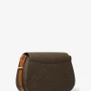 Lydia Medium Signature Logo Messenger-väska