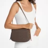 Lydia Medium Signature Logo Messenger-väska