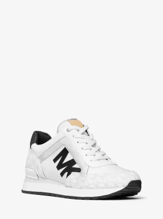 Maddy tvåfärgade logotypsneakers