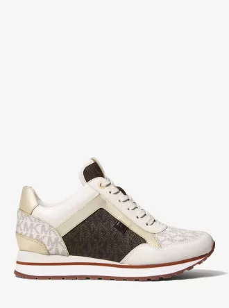 Maddy tvåfärgade logotypsneakers