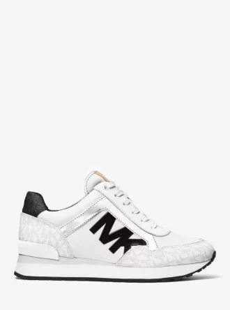 Maddy tvåfärgade logotypsneakers
