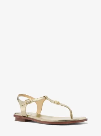 Mallory Metallic T-remssandaler